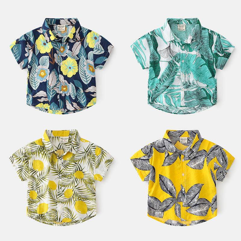 送料無料 可愛い 90サイズ アロハシャツ キッズ 個性的 派手 税込 アロハシャツ